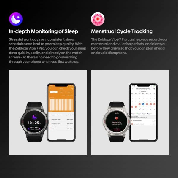Zeblaze Vibe 7 Pro Smartwatch sleep monitor