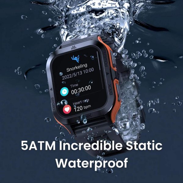 KOSPET TANK M2 Smartwatch 5ATM waterproof
